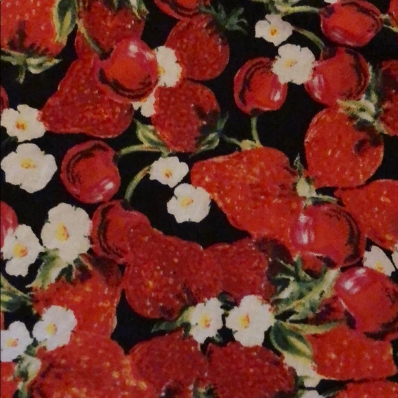 Fruity cherry and strawberry halter sundress - Picture 6 of 6